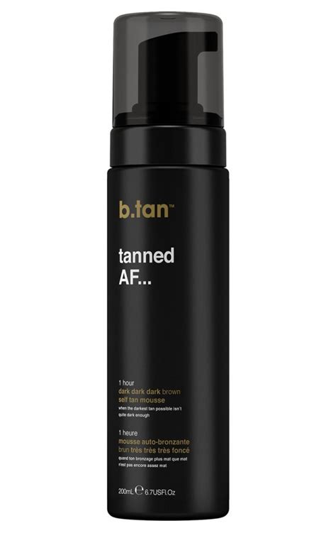 b tan tanned mousse.